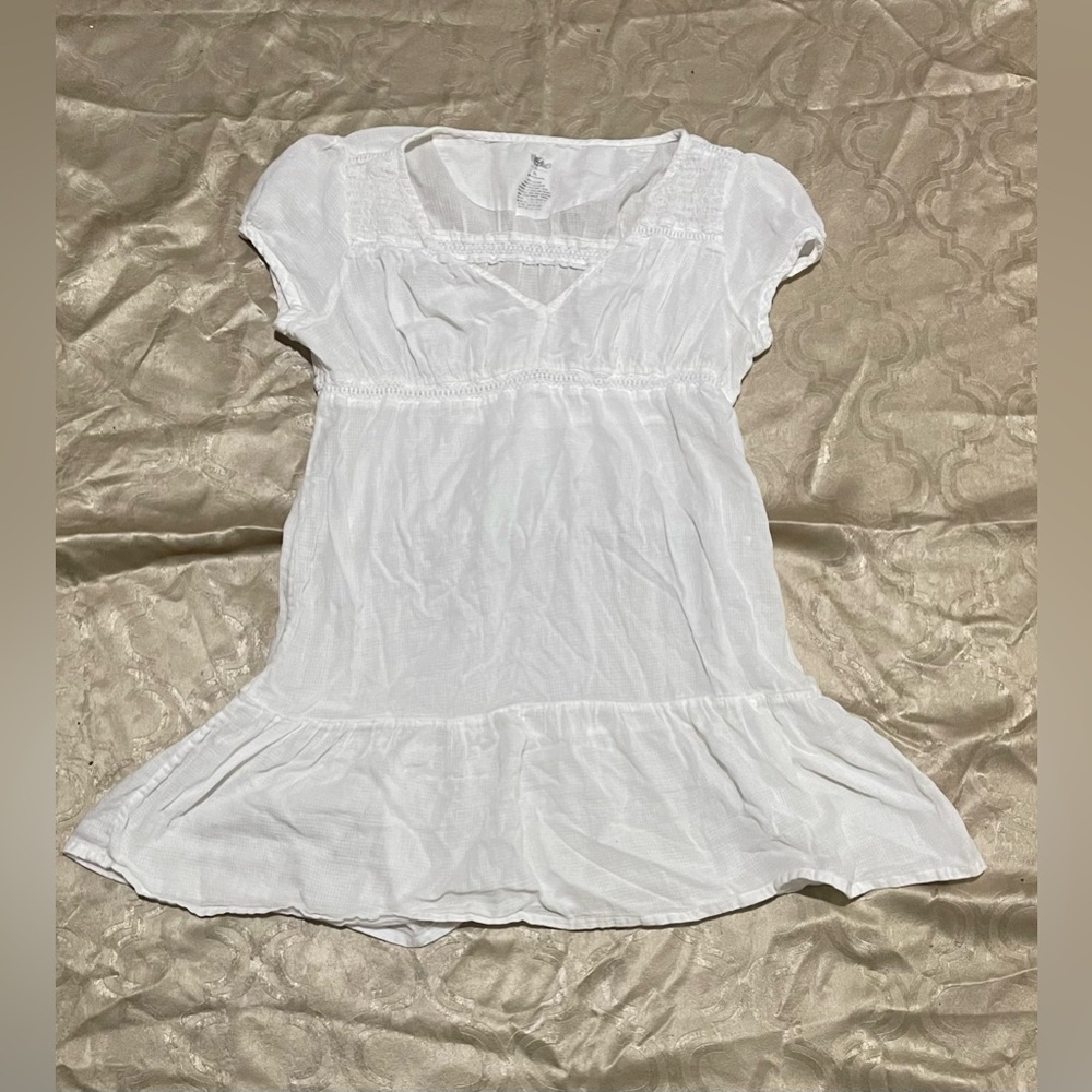 Massimo Sheer White dress